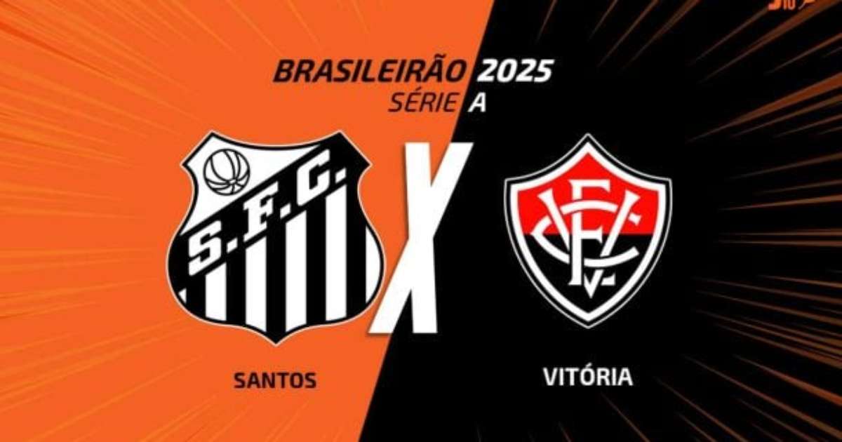 Santos x Vitória: onde assistir, escalações e arbitragem