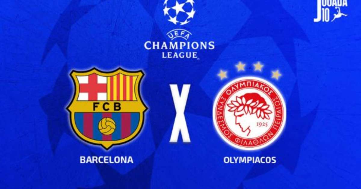 Barcelona x Olympiacos: onde assistir, escalações e arbitragem