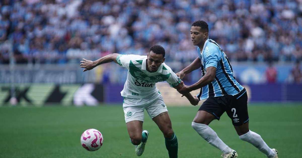 Grêmio vence Juventude com hat-trick de Carlos Vinicius no Brasileirão