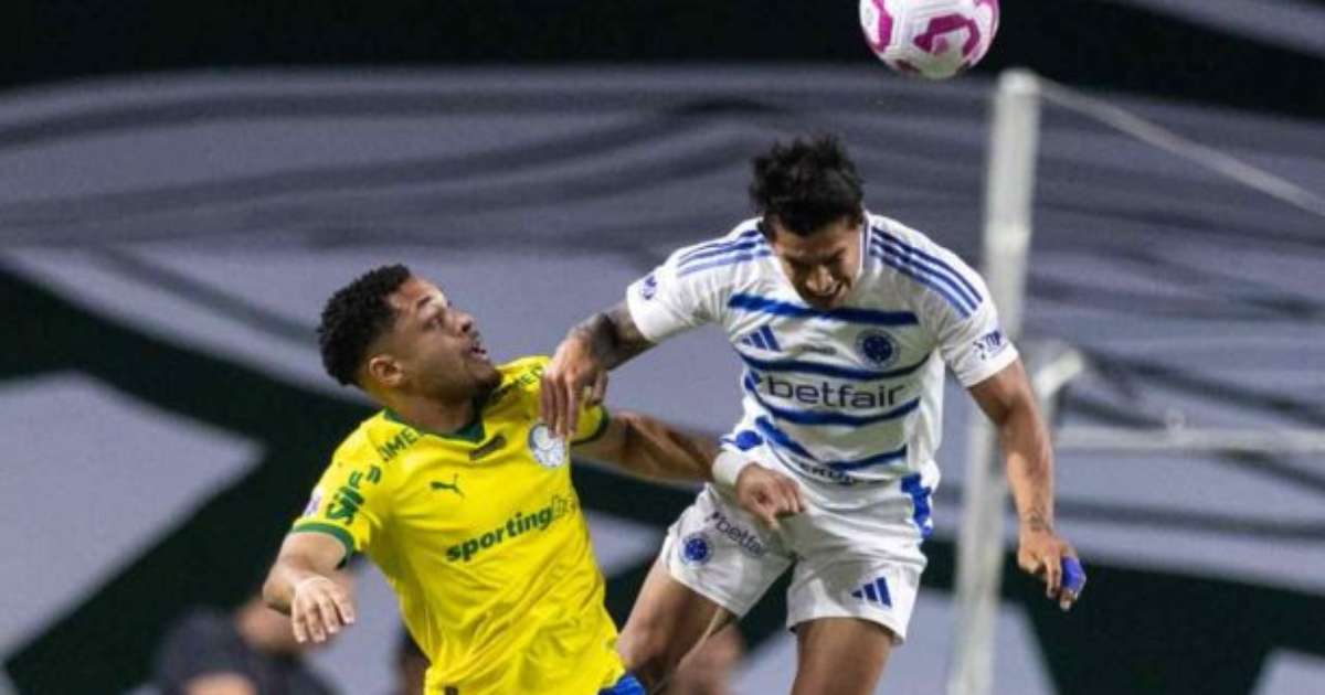 Palmeiras e Cruzeiro não saem do zero em partida fechada.