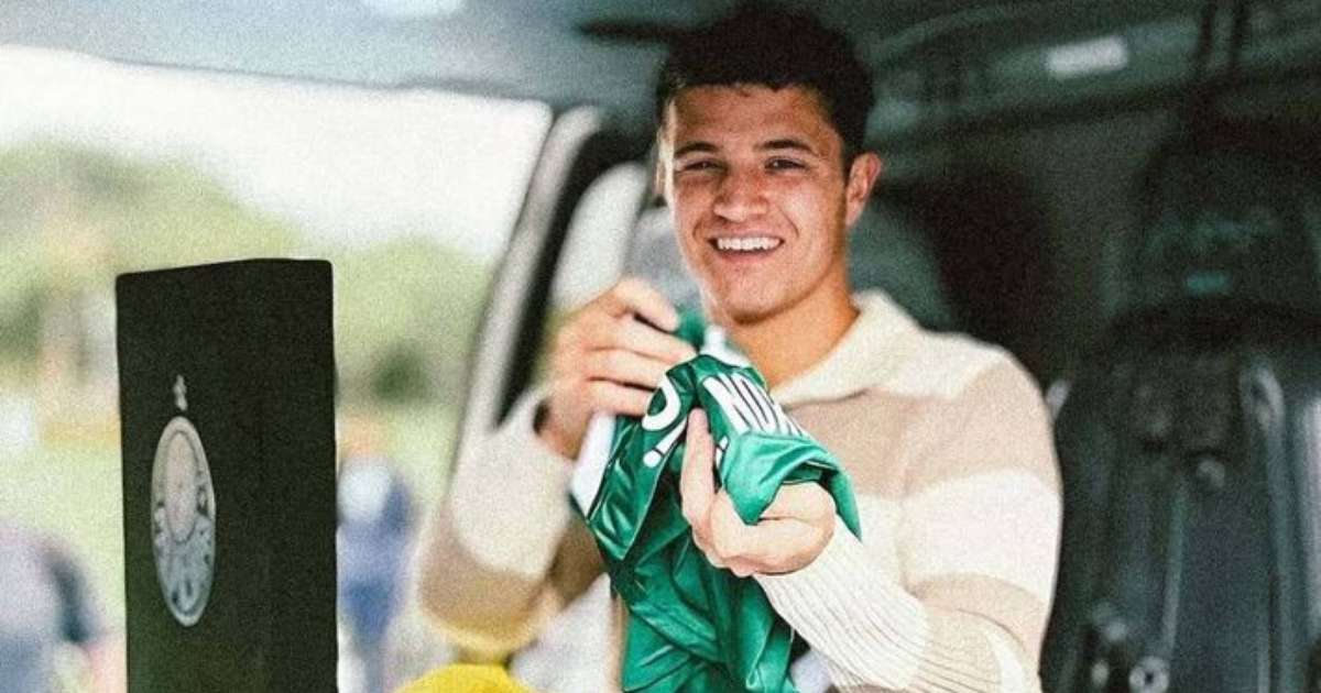 Lando Norris recebe camisa do Palmeiras de presente antes do GP de São Paulo de F1; veja