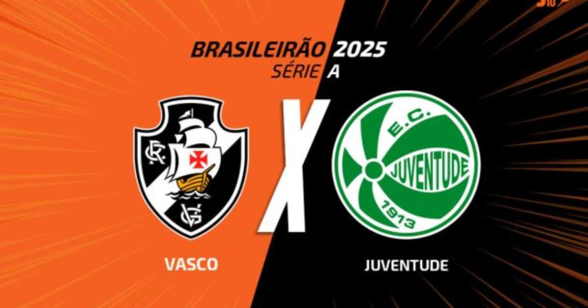 Vasco x Juventude: onde assistir, escalações e arbitragem