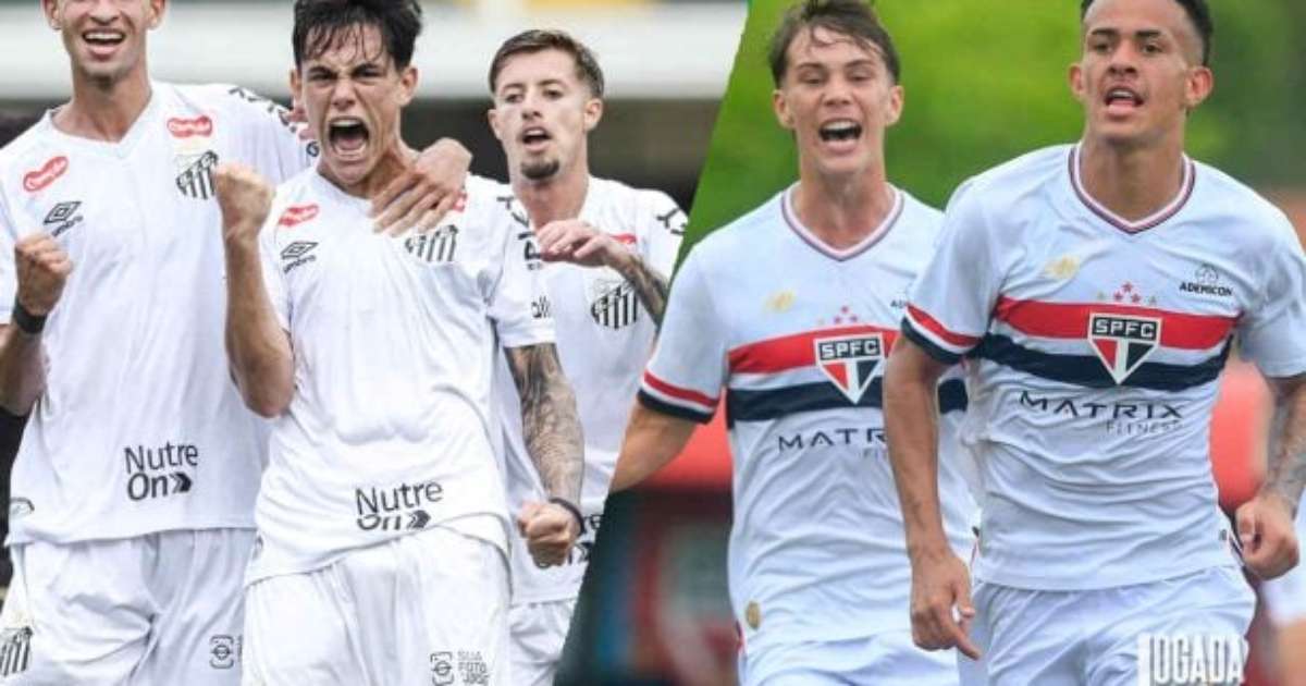Santos x São Paulo, pelo Sub-20: onde assistir e escalações