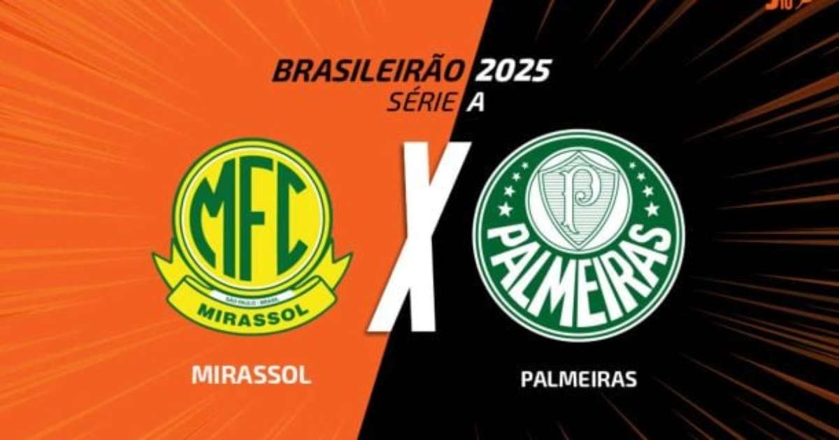 Mirassol x Palmeiras, AO VIVO, com a Voz do Esporte, às 19h