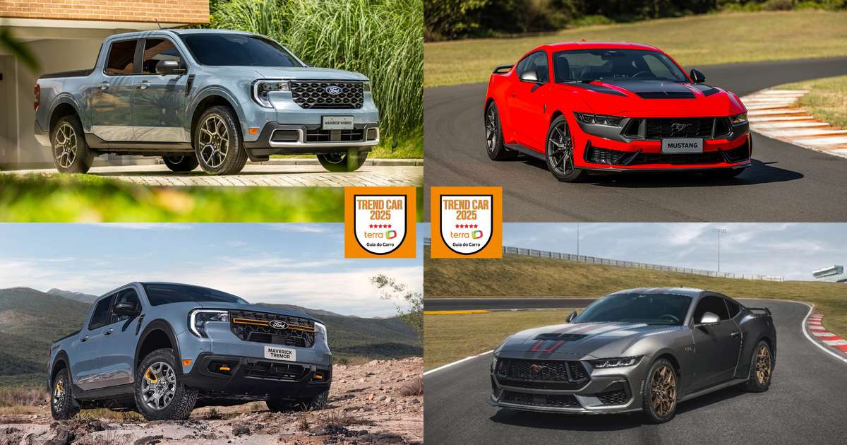 Ford vence duas categorias do Prêmio Trend Car 2025 com Maverick e Mustang