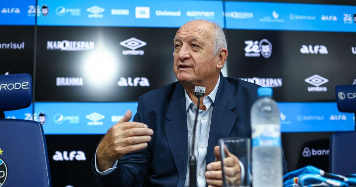 Novo presidente define futuro de Felipão no Grêmio