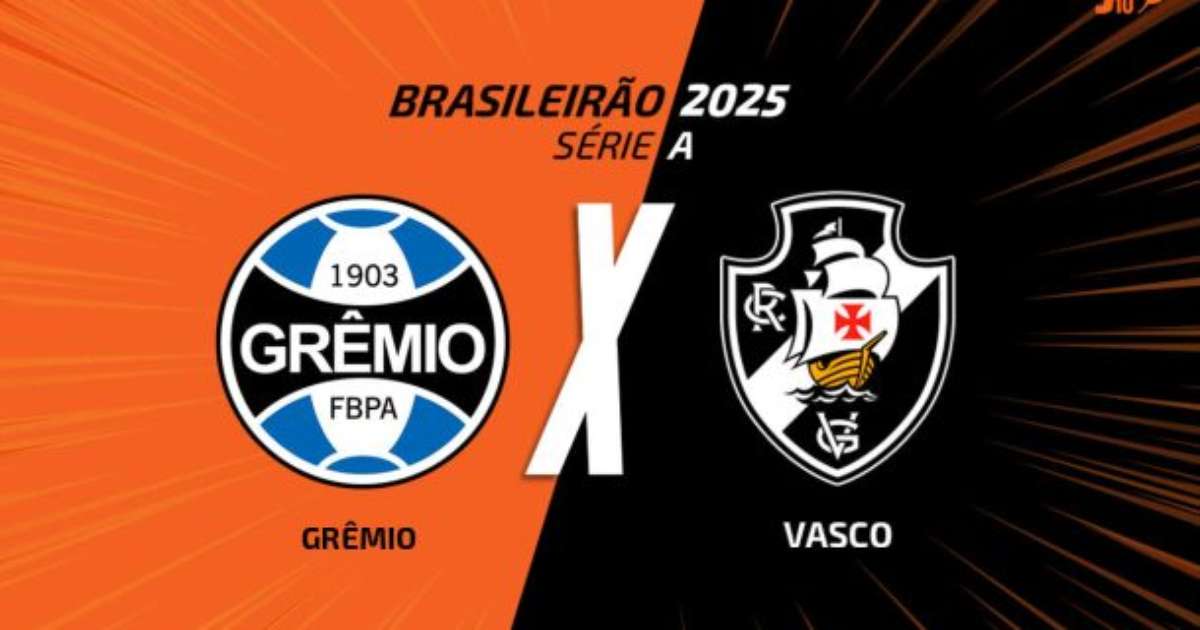 Grêmio x Vasco: transmissão, times e arbitragem do confronto no futebol.