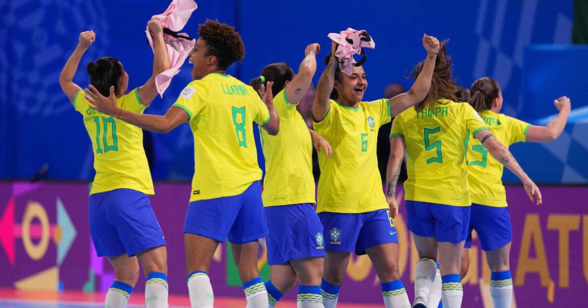 Brasil domina Portugal e vence Copa do Mundo Feminina de Futsal