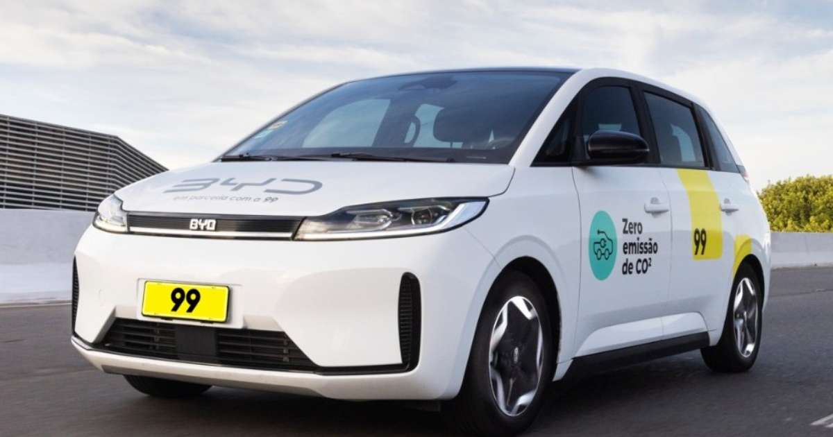 BYD domina frota eletrificada do app 99 e reduz custos para motoristas