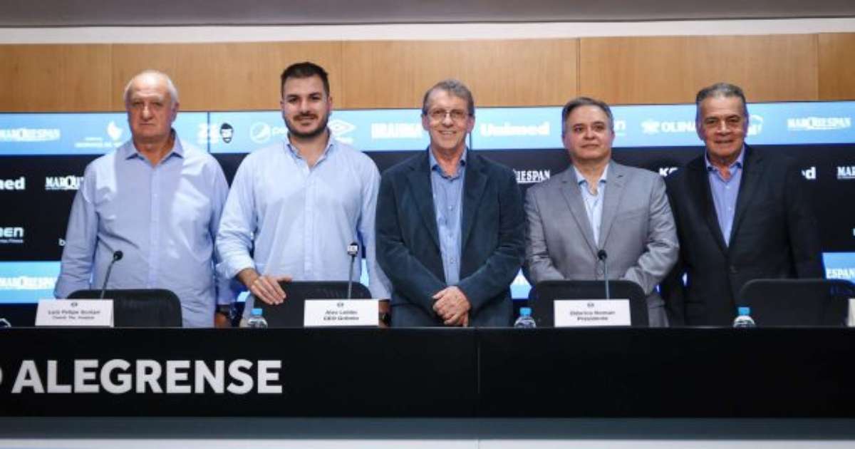 Grêmio negocia novo patrocinador máster para temporada 2026.