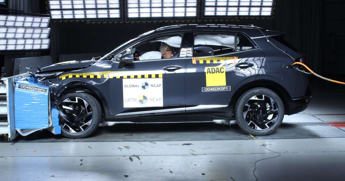Kia Sportage vendido no Brasil conquista cinco estrelas no Latin NCAP