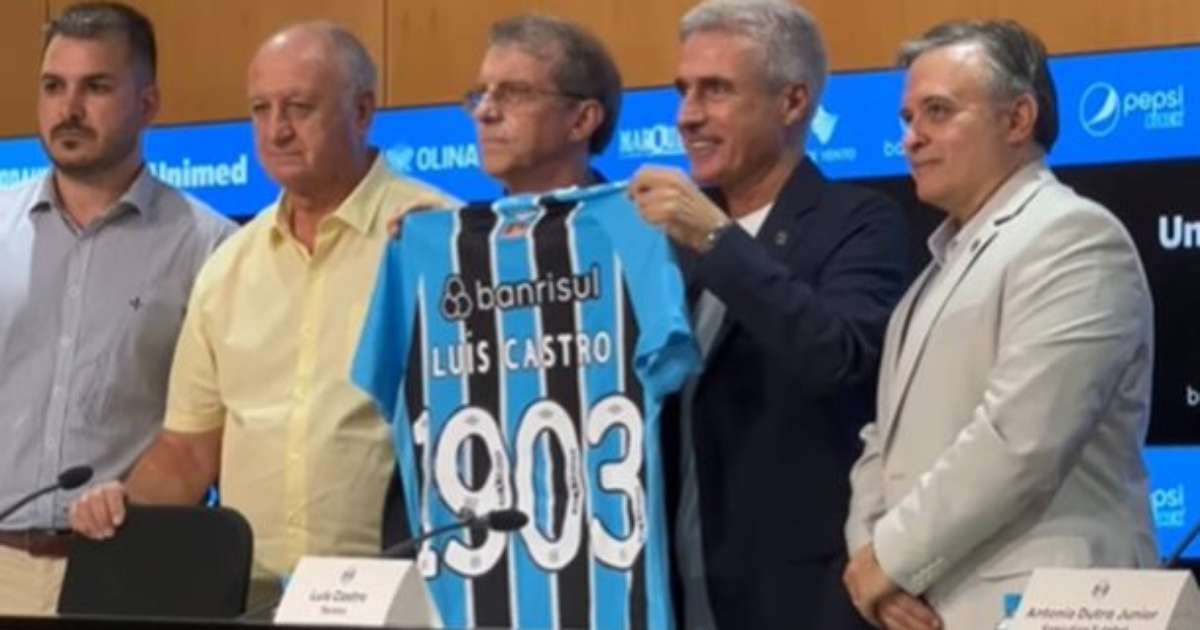Grêmio: Luis Castro projeta equipe como protagonista no cenário futebolístico.