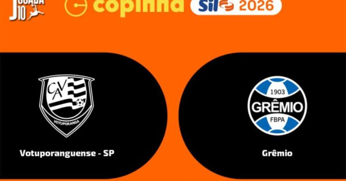 Jogo entre Votuporanguense e Grêmio terá narração ao vivo da Voz do Esporte