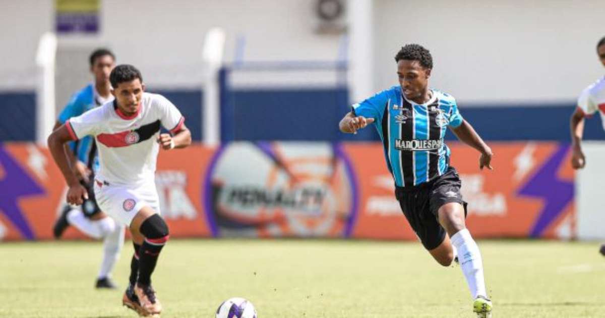 Grêmio avança na Copinha com vitória sobre Atlético de Alagoinhas.
