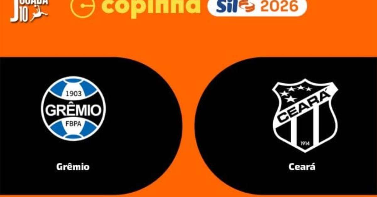 Grêmio enfrenta Ceará em transmissão ao vivo com a Voz do Esporte.