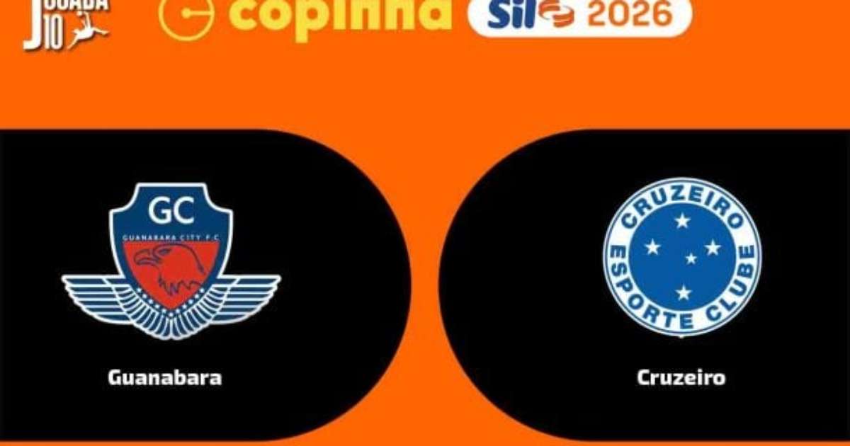 Guanabara city enfrenta cruzeiro na copinha: transmissão, times e arbitragem.