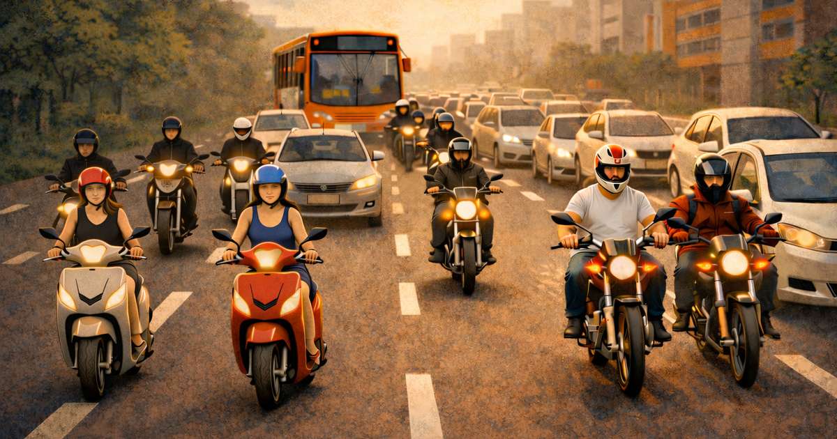 Carro segue perdendo espaço para moto: Brasil está virando uma Índia?