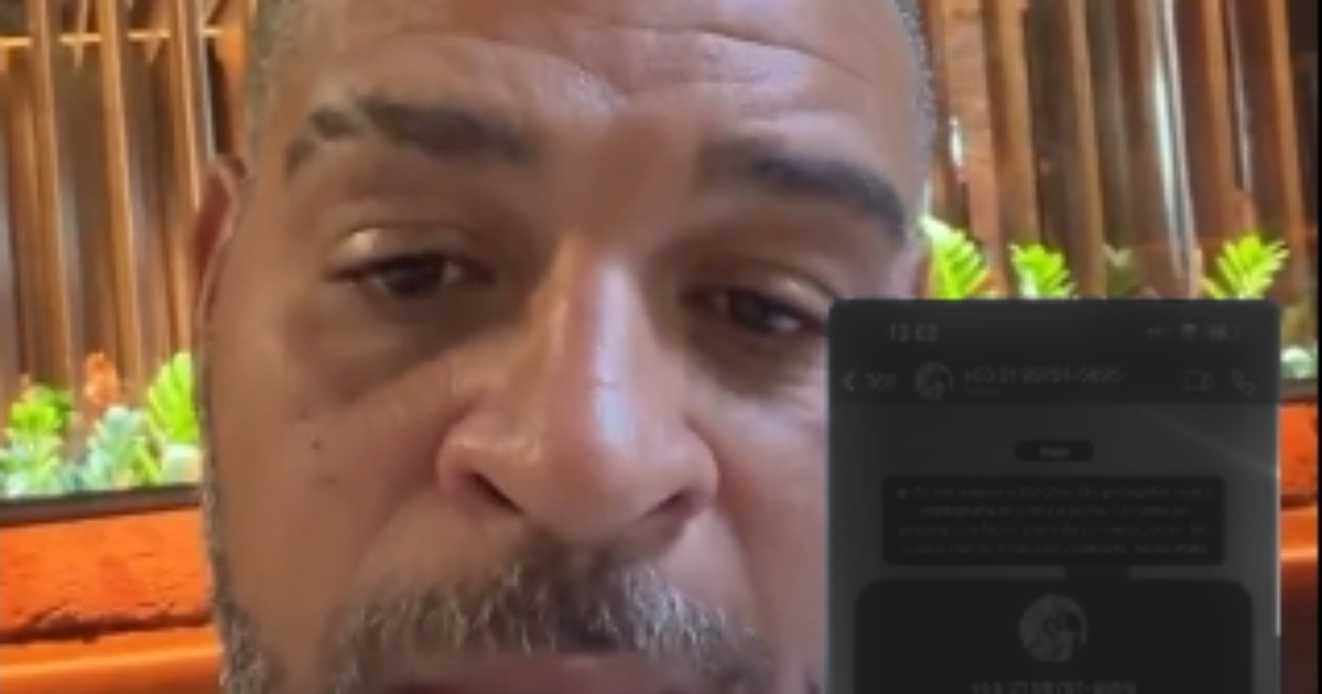 Mãe de Adriano Imperador cai em golpe e ex-jogador se pronuncia: 'É melhor você devolver'