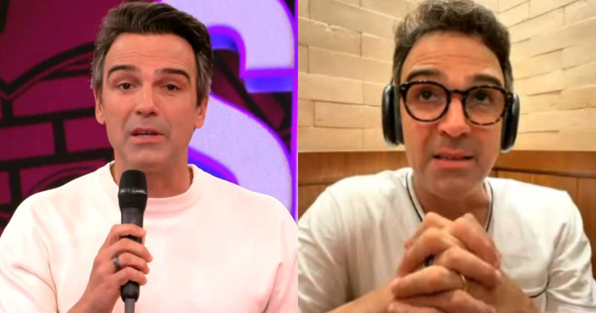Tadeu Schmidt aparece em live após apresentar o BBB 26 e foge de pergunta: 'Eu não vou falar'