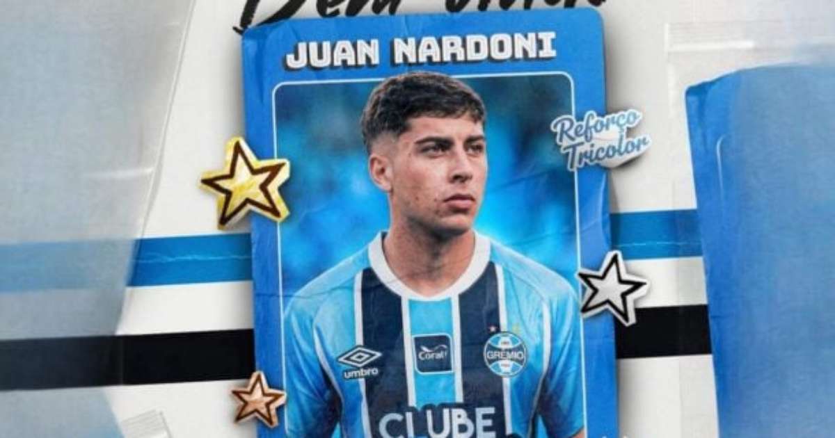 Grêmio anuncia a contratação do volante Juan Nardoni, campeão pelo Racing
