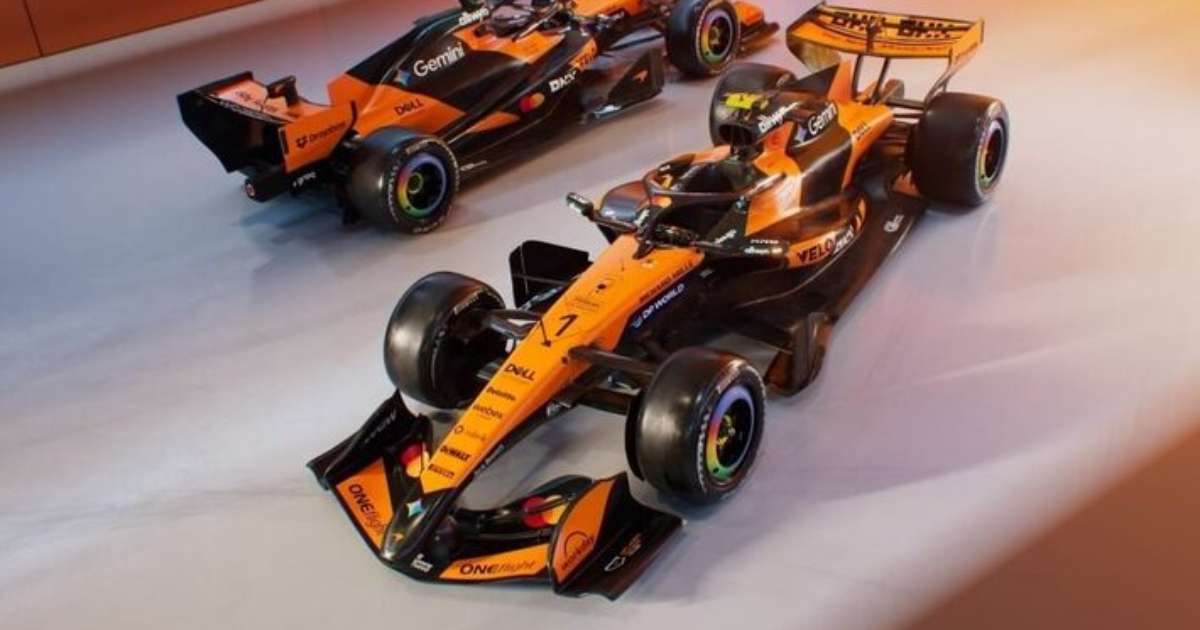F1: McLaren mantém tradição de pintura campeã e carro para 2026 permanece 'papaia'