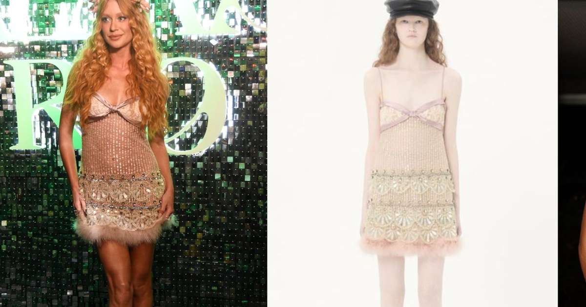 Carnaval de luxo! De cabelo cacheado, Marina Ruy Barbosa usa look Valentino de R$ 55 mil com plumas já esgotado no Brasil em camarote no RJ; 15 fotos