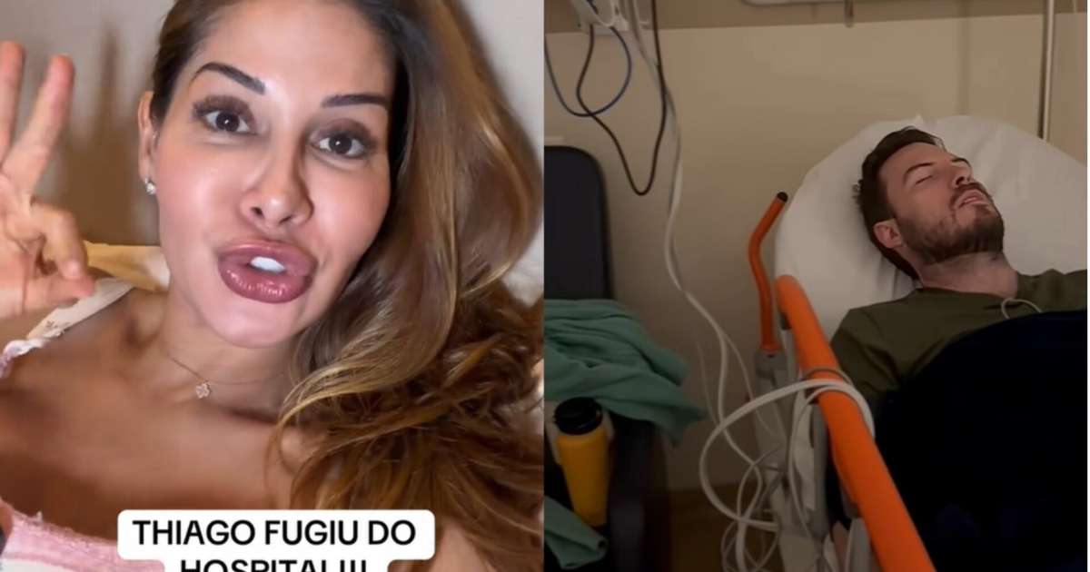 'Fugiu do hospital!': Maíra Cardi expõe fuga de Thiago Nigro após internação