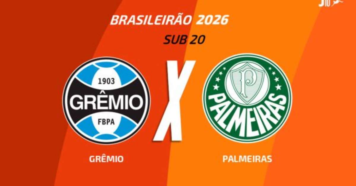 Grêmio e Palmeiras se enfrentam no Brasileirão Sub-20: Detalhes da transmissão, escalações e arbitragem