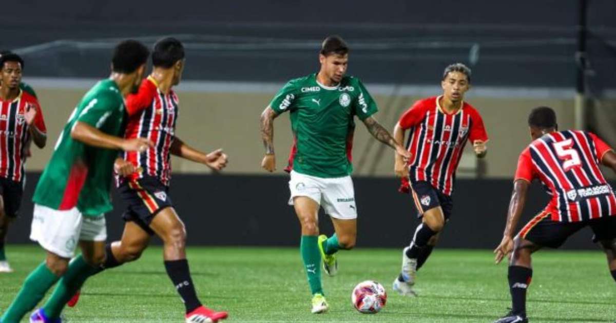 Clássico Sub-20 termina 3 a 3 e amplia série invicta palmeirense