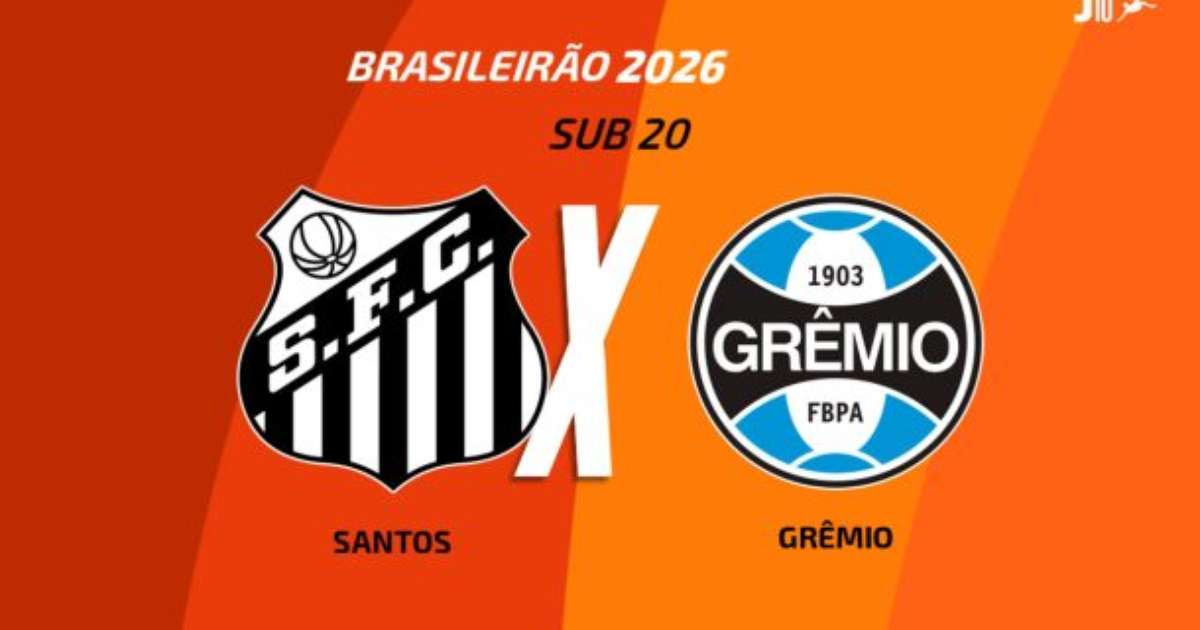Santos e Grêmio se enfrentam em duelo emocionante pelo Sub-20: Saiba onde assistir, escalações e detalhes da arbitragem!