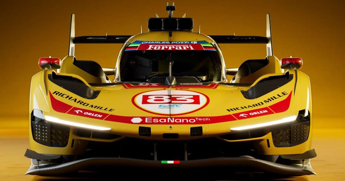 WEC: Atual campeã de Le Mans, AF Corse lança pintura da Ferrari 83