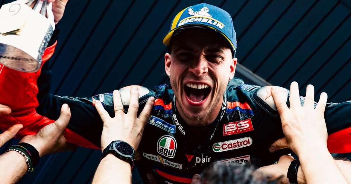 MotoGP: Bezzecchi celebra vitória na estreia e projeta corrida inedita no Brasil