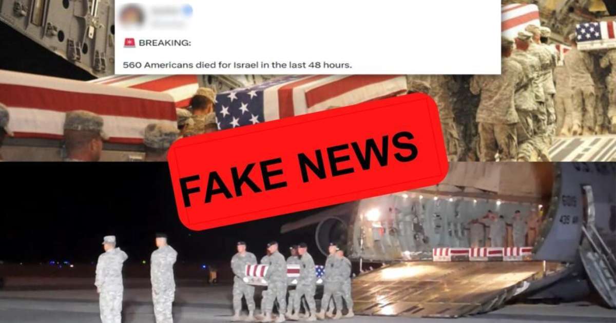 Guerra e fake news: como imagens antigas alimentam boatos sobre mortes de soldados dos EUA