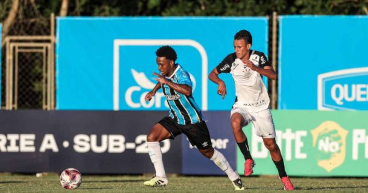 Corinthians conquista importante vitória fora de casa ao derrotar o Grêmio no Brasileirão Sub-20
