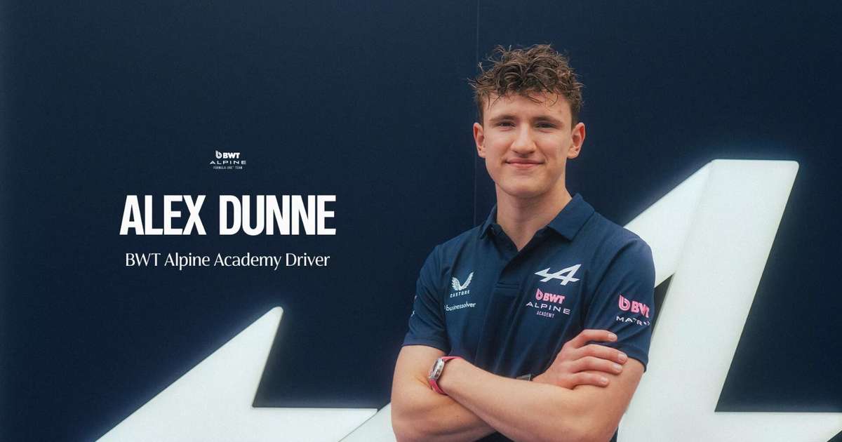 Alpine anuncia Alexander Dunne na sua academia de pilotos