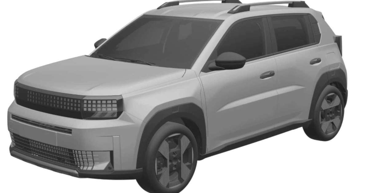 Novo Fiat Argo 2026 vaza em patentes e confirma visual de Grande Panda