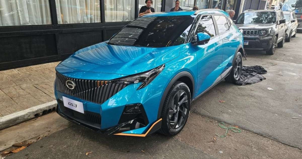 GAC inicia pré-venda do GS3 no Brasil; SUV chinês é 100% a combustão