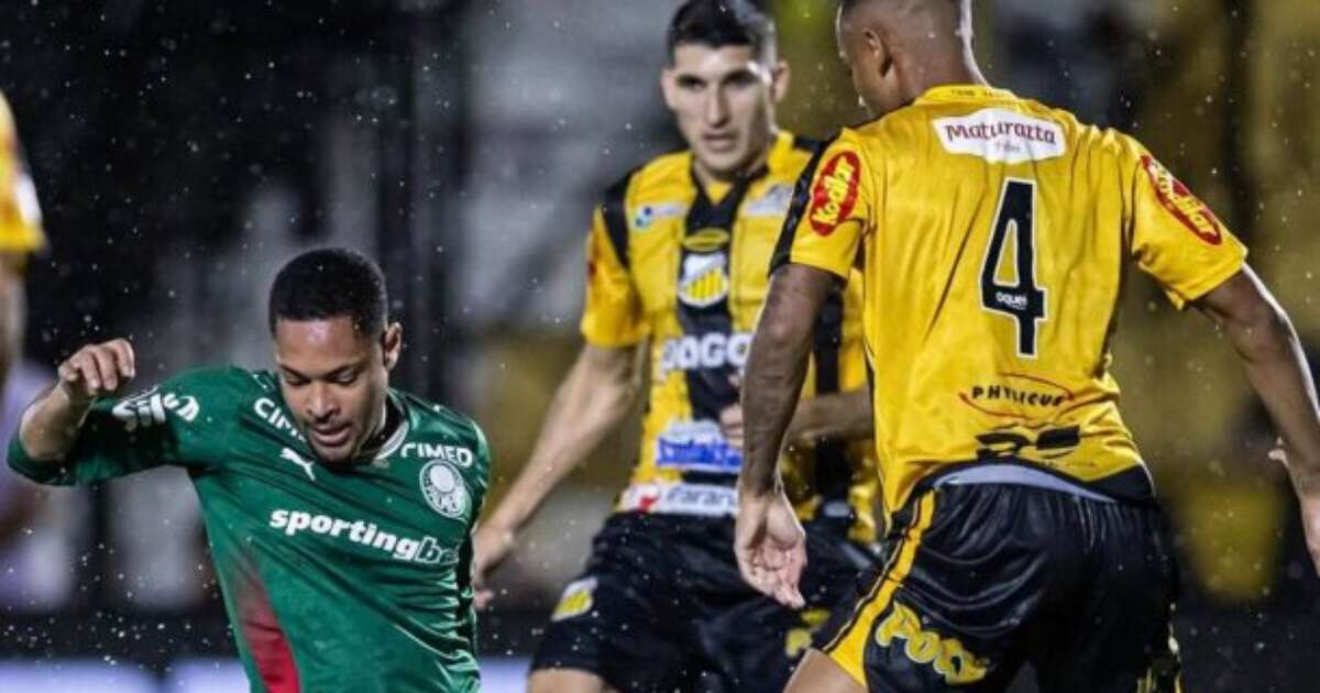 Vitor Roque celebra conquista inaugural com a camisa do Palmeiras: 