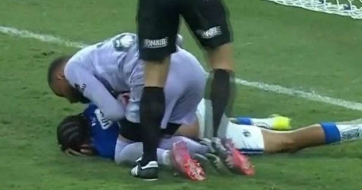 Everson demonstra intensidade em jogada polêmica durante o treino