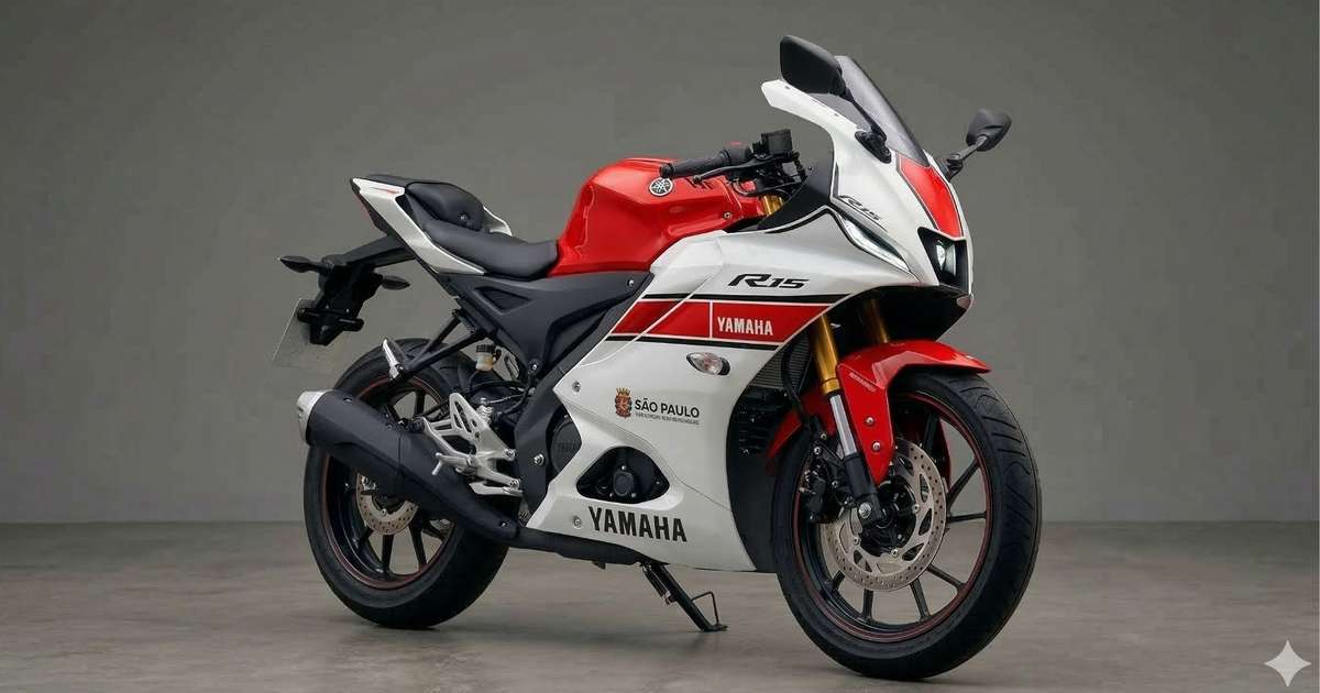 Mini-R1? A esportiva de 155cc da Yamaha que custa R$ 19 mil e Mini-R1? A esportiva de 155cc da Yamaha que custa R$ 19 mil e