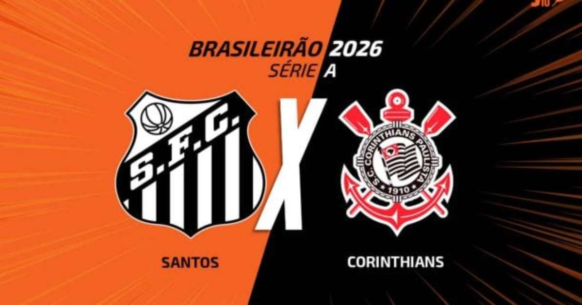 Santos e Corinthians se enfrentam em clássico à tarde: tudo sobre o duelo em tempo real!