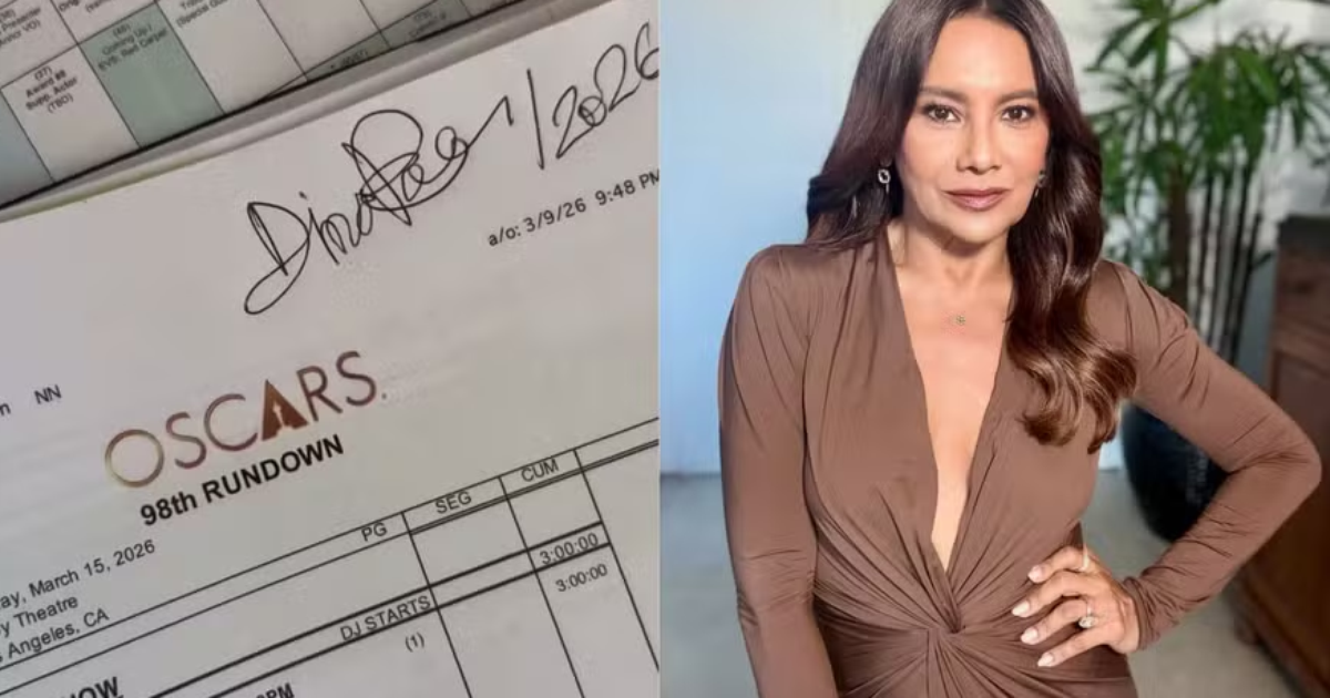 Dira Paes divulga documento com ordem de premiação do Oscar e vibra: 'Fato histórico'