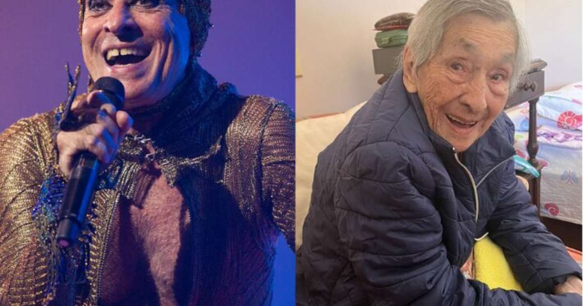 Ney Matogrosso divulga últimas imagens da mãe, que morreu aos 103 anos