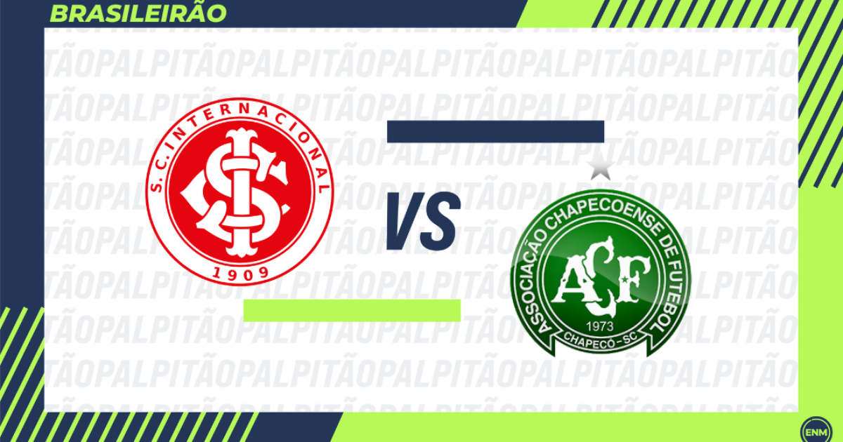 Internacional x Chapecoense: prováveis escalações, arbitragem, onde assistir e retrospecto