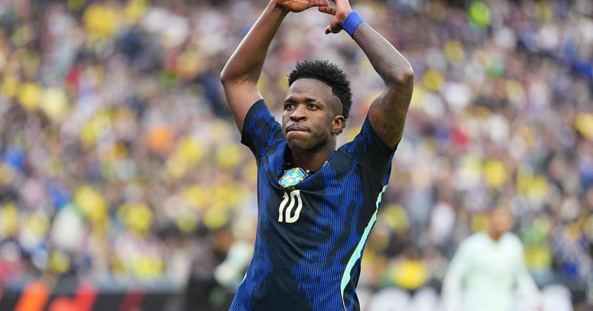 Vini Jr. aparece entre os favoritos para Bola de Ouro em ranking de jornal