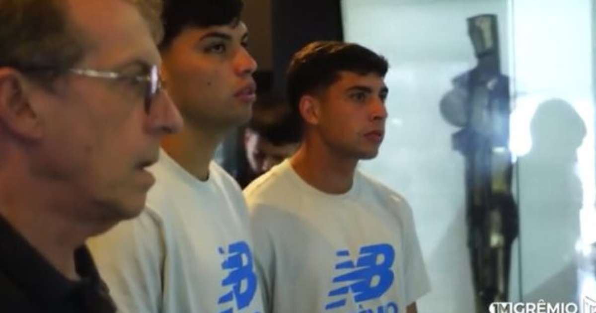 Novos Reforços do Grêmio, Juan Nardoni e Leo Pérez, Conhecem o Museu do Clube