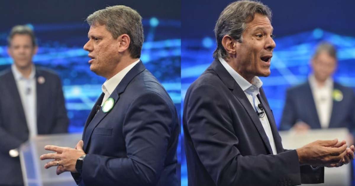 Pesquisa Datafolha para o governo de SP: Tarcísio tem 60% em votos válidos; Haddad, 35%