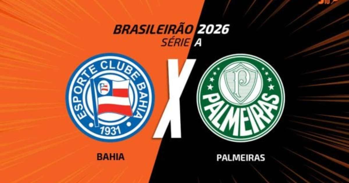 HOJE TEM VERDÃO! Bahia recebe Palmeiras em grande duelo no Brasileirão