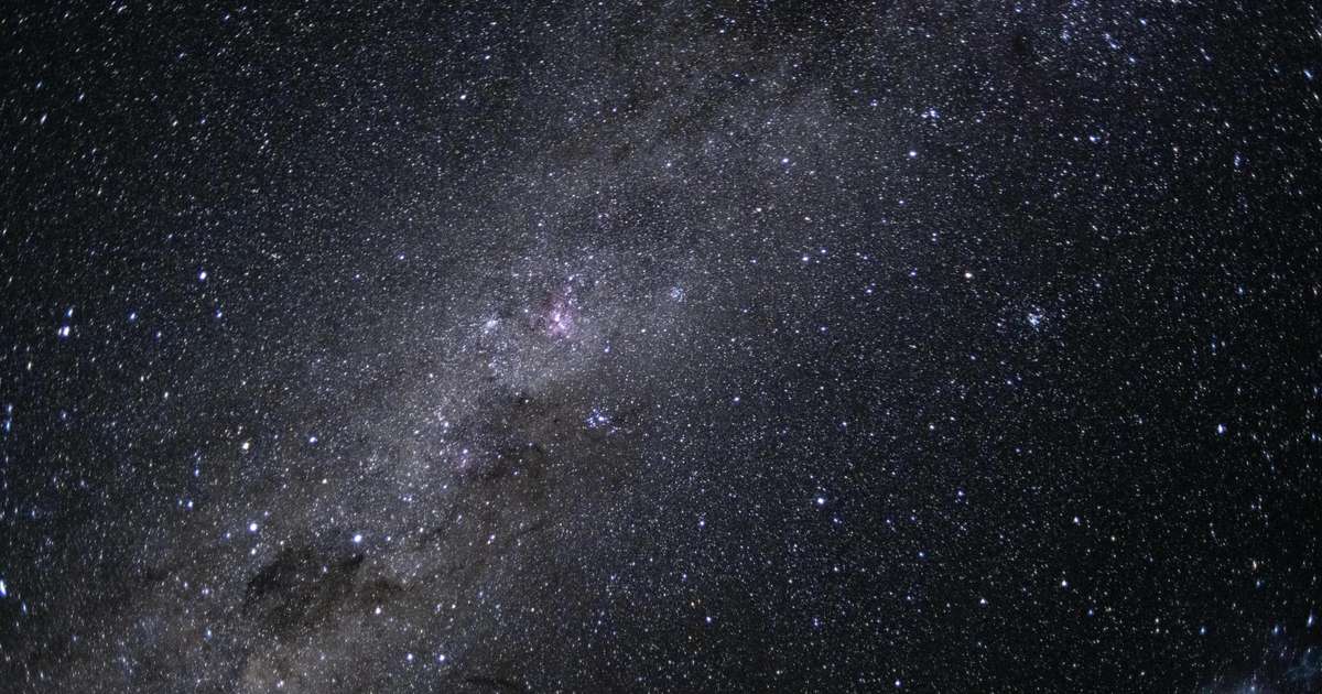 Nasa divulga imagem da Via Láctea capturada por tripulação da Artemis II