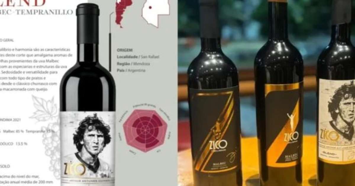 Zico Diversifica Seu Legado: Nova Linha de Vinhos Entre R$ 89 e R$ 569 Apresenta Sabor e Estilo